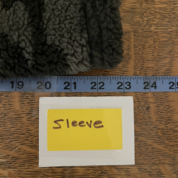 Koolaburra by UGG Women Faux-Fur Sherpa Camo Fleece Jacket XS Olive Fuzzy Cozy - Picture 9 of 12